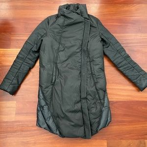 Helmut Lang Long Down Puffer Jacket in Small in Black